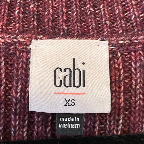 Cabi S long sleeve sweater knit purple fairycore soft cabincore winter cozy - Picture 4 of 7